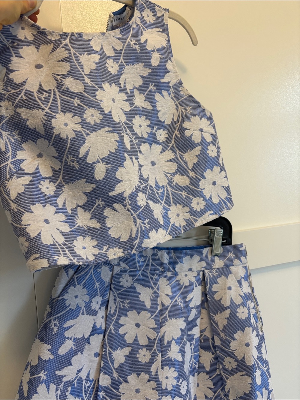 Blue Floral Matching Set - Picture 2 of 9